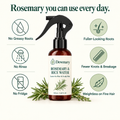 Rosemary you can use every day: no greasy roots, no rinse, no fridge, fuller-looking roots, fewer knots and breakage, weightless on fine hair.